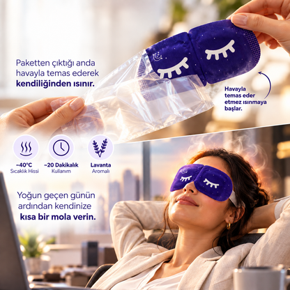 EyeMask™ | Buharlı Göz Maskesi